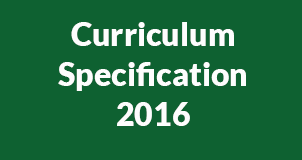 Curriculum specification text