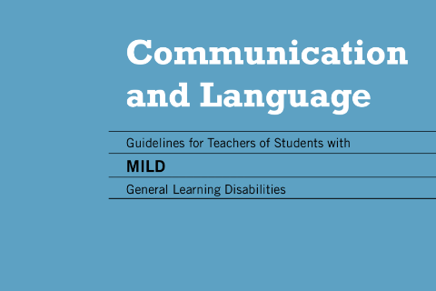 Cover General Learning Disabilities Guidelines