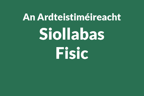 Siollabas Fisice na hArdteistiméireachta (le scrúdú go dtí Meitheamh 2026) 