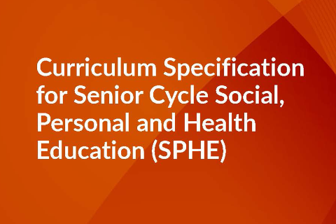A section of the title page of the 2024 SPHE Curriculum document