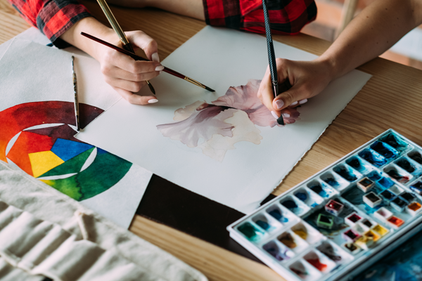 Photograph Students painting